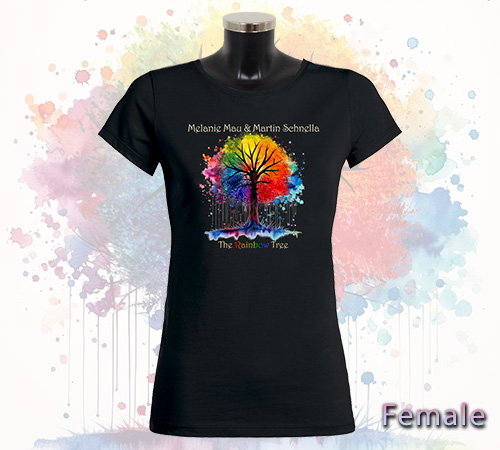 The Rainbow Tree - T-Shirt - black