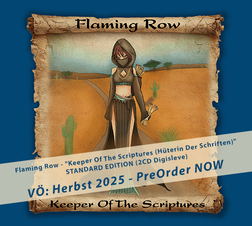 Flaming Row - Keeper Of The Scriptures / Hüterin Der Schriften - STANDARD 2CD Edition + Digital Download 